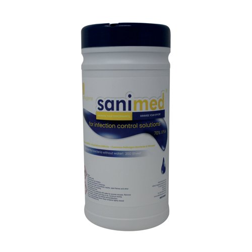 Sanimed Alcohol Wipes Multi-Surface (6 Pack) F03/SUBE016
