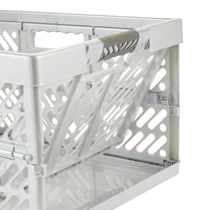 Keeeper Ultra Tough Ben Folding Crate 45 Litre Silver 10297