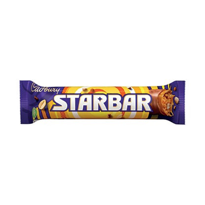 Cadbury Starbar Chocolate/Peanut/Caramel Bar 49g (Pack of 32) 960986