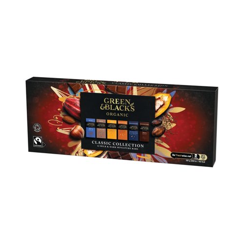 Green and Blacks Organic Classic Mini Chocolate Bar Collection 180g 4316497
