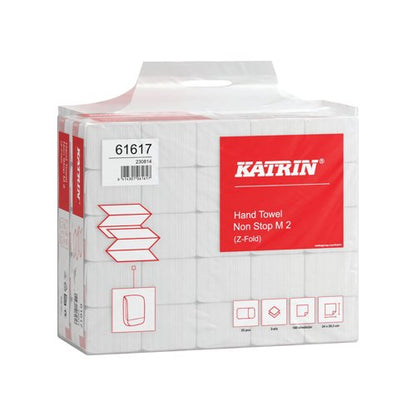 Katrin Classic Hand Towel Non Stop M2 Pack x25 (Pack of 4000) 61617