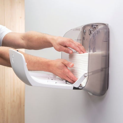Katrin Plus C-Fold Paper Towels 2-Ply White (Pack of 16) 92512