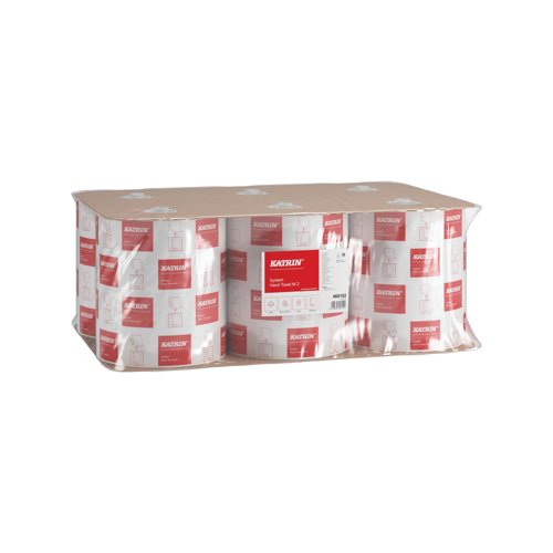 Katrin Classic System Hand Towel M2 2-Ply White (Pack of 6) 460102
