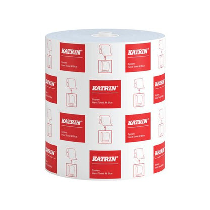 Katrin Basic System Towel M 1-Ply Blue (Pack of 6) 460218