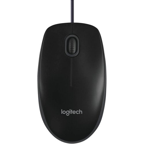 Logitech B100 Optical Mouse USB 800dpi Black 910-003357