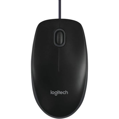 Logitech B100 Optical Mouse USB 800dpi Black 910-003357