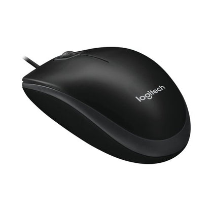 Logitech B100 Optical Mouse USB 800dpi Black 910-003357