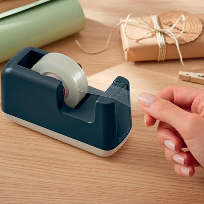 Leitz Cosy Tape Dispenser with Tape Heavy Base Velvet Grey 53670089