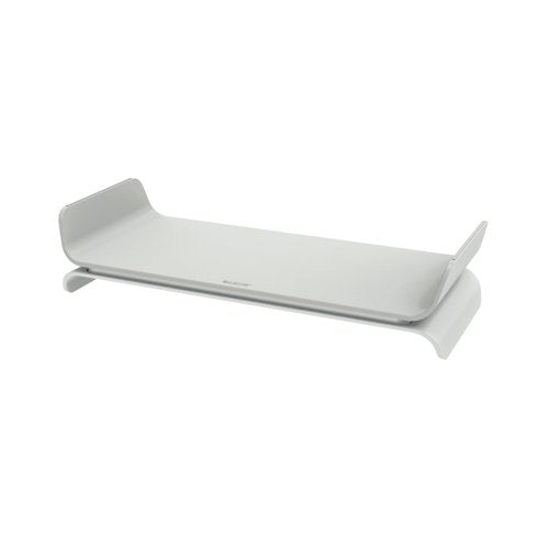 Leitz Ergo Monitor Stand Height Adjustable Light Grey 65040085