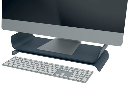 Leitz Ergo Monitor Stand Height Adjustable Dark Grey 65040089