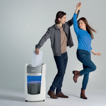 Leitz Optimax Micro-Cut P-5 Shredder White 83601000