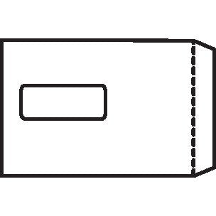 5 Star C5 Window Pocket Envelope Self Seal 90gsm 229x162mm White (Pack of 500) M90017