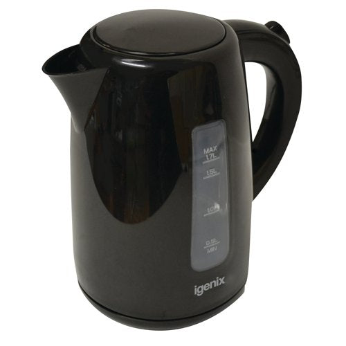Igenix 1.7 Litre Jug Kettle Cordless Black 3Kw IG7205