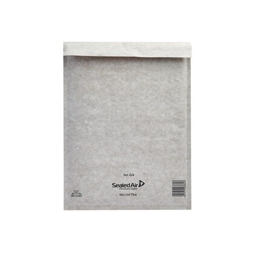 Sealed Air + Bubble Lined Postal Bag Size G4 240x330mm Oyster White (Pack of 50) 103025659