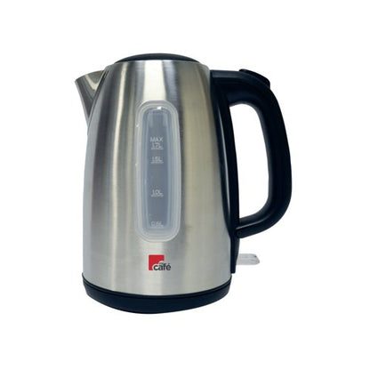 MyCafe Brushed Stainless Steel 1.7 Litre Jug Kettle MYC06868