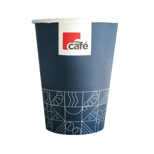 MyCafe Single Wall Hot Cups 12oz Pack of 50 MYC77615