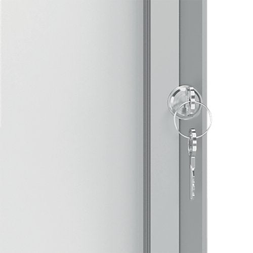 Nobo Premium Plus Outdoor Magnetic Lockable Notice Board 708x667x43mm 6xA4 1902578