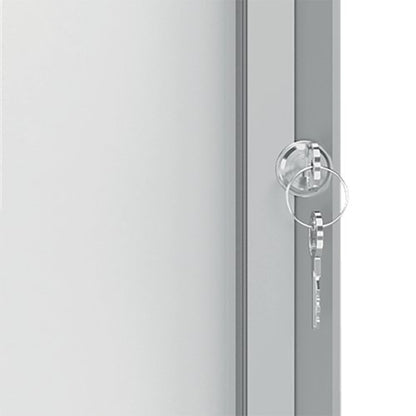Nobo Premium Plus Outdoor Magnetic Lockable Notice Board 708x667x43mm 6xA4 1902578