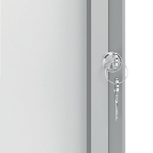 Nobo Premium Plus Outdoor Magnetic Lockable Notice Board 708x969x43mm 9xA4 902580