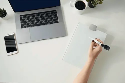 Nobo Desktop Dry Erase Glass Surface Whiteboard Easel 216x297 1905173