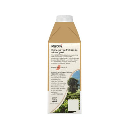 Nescafe Iced Latte Ready To Drink 750ml (Pack of 6) 12626373