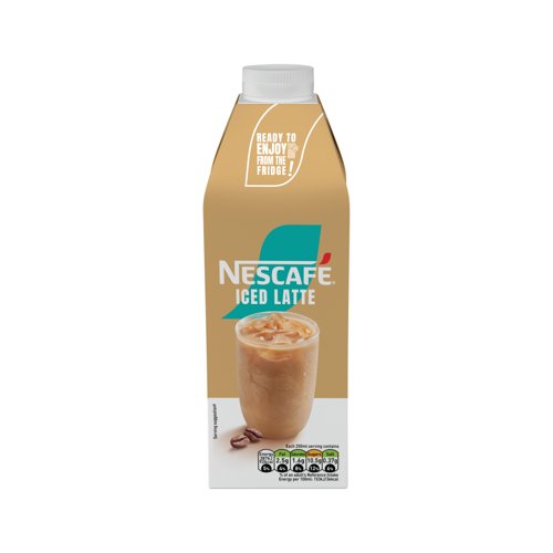Nescafe Iced Latte Ready To Drink 750ml (Pack of 6) 12626373