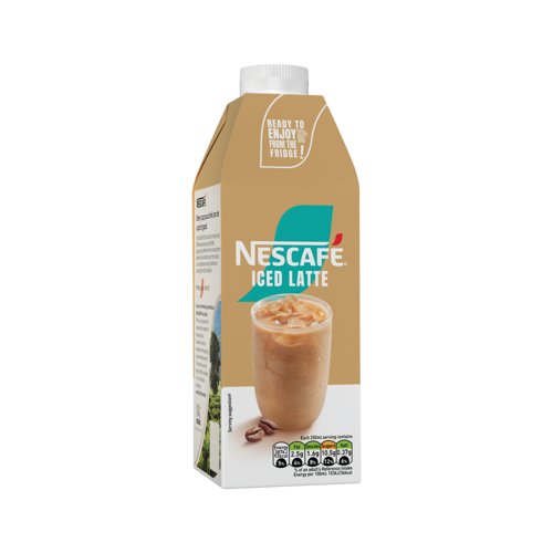 Nescafe Iced Latte Ready To Drink 750ml (Pack of 6) 12626373