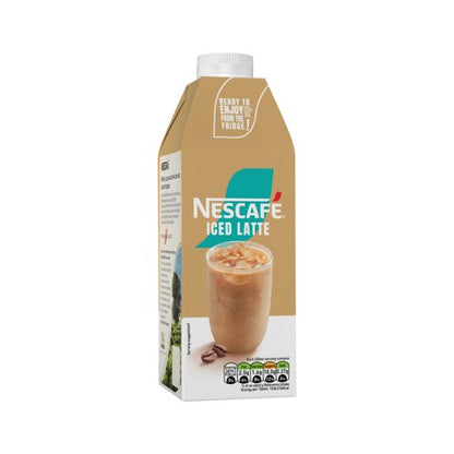 Nescafe Iced Latte Ready To Drink 750ml (Pack of 6) 12626373