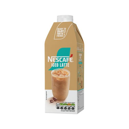 Nescafe Iced Latte Ready To Drink 750ml (Pack of 6) 12626373