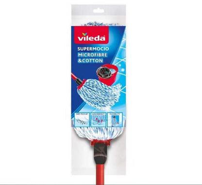 Vileda SuperMocio Microfibre & Cotton Mop - NWT FM SOLUTIONS