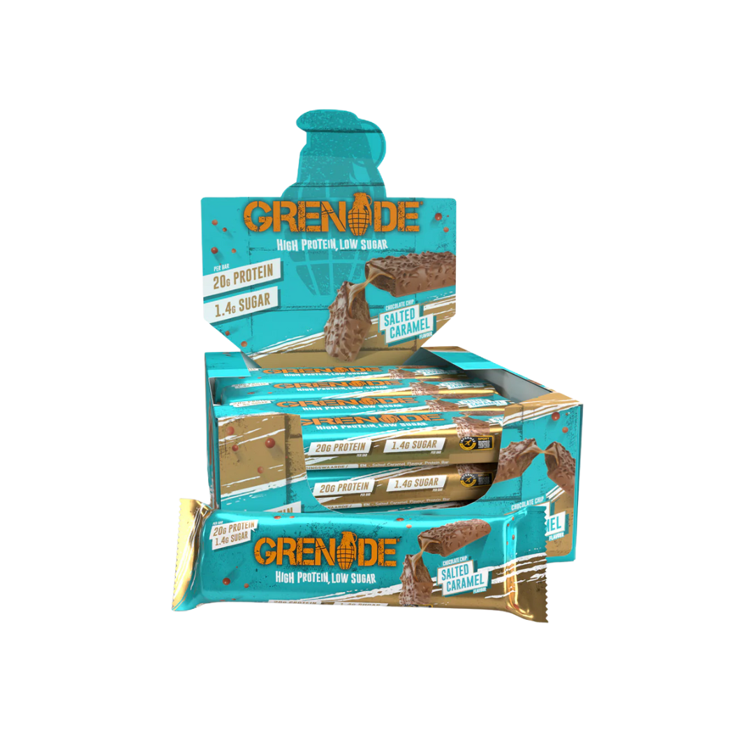 Grenade Protein Bar Chocolate Chip & Salted Caramel 12 x 60g