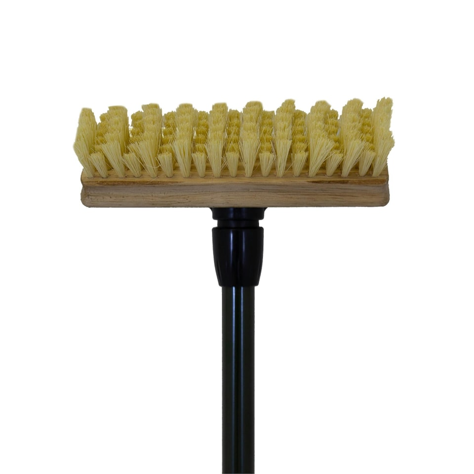 Charles Bentley Charnwood 9" Deck Broom & Scraper Garden Maintenance FSC