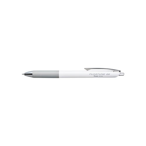 Pentel Floatune Retractable Rollerball 0.8mm Black Pack of 12 BY208-AX