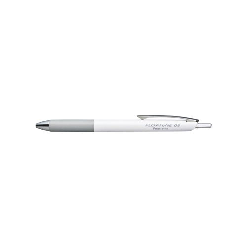 Pentel Floatune Retractable Rollerball 0.8mm Black Pack of 12 BY208-AX