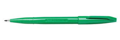 Pentel Sign Pen Fibre Tip Green (Pack of 12) S520-D