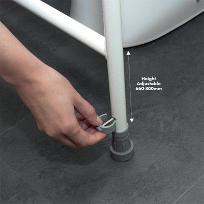 Aidapt Broadstairs Toilet Frame with Adjustable Height and Width VR202