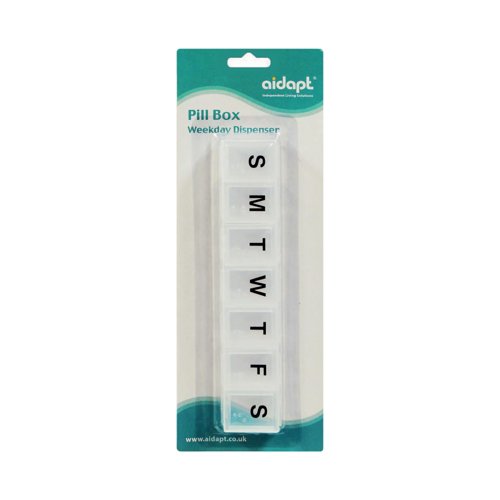 Aidapt Small Weekly Pill Dispenser VM930A