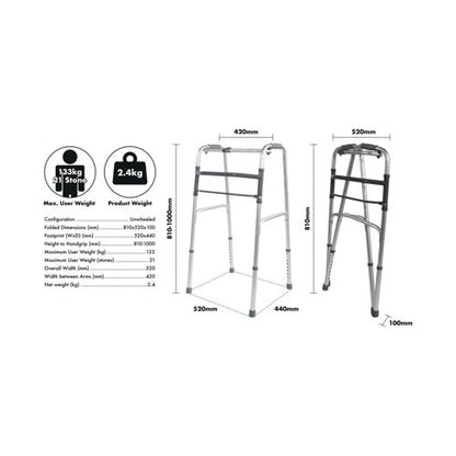 Aidapt Folding Walking Frame VP129F