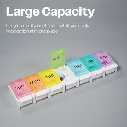 Aidapt Push Button Weekly Pill Dispenser VM930AC