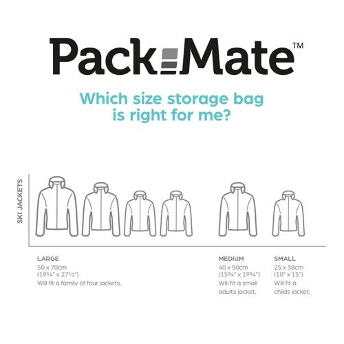 Packmate Medium Roll Vacuum Storage Bags (Pack of 2) C40422-GRE