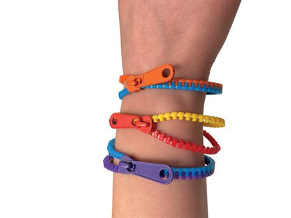 Zip Fidget Bracelet Assorted 200x8x8mm (Pack of 3) ZIP3