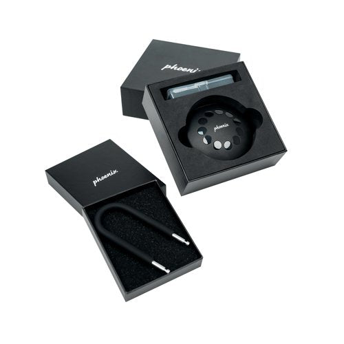 Phoenix Palm Smart Key Safe with Electronic Lock and Padlock Shackle Black KS0213ES