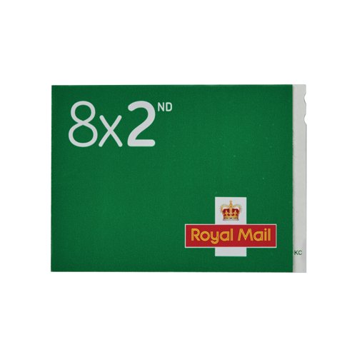 Royal Mail Second Class Stamp Book (Pack of 8) 2CB8SINGLE