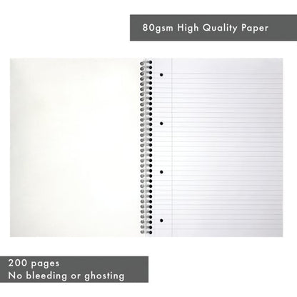 Pukka Pad Haze Jotta A4+ Assorted (Pack of 3) 9865AST-HZE