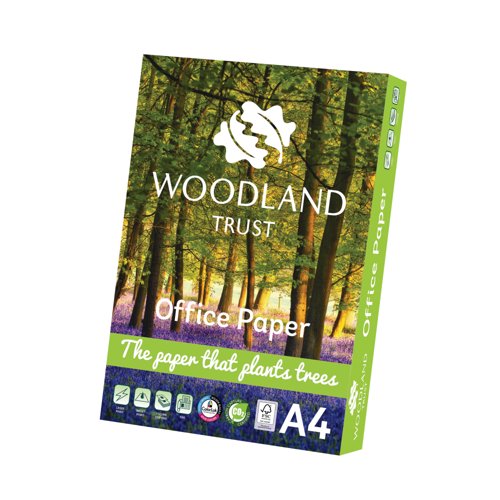 Woodland Trust A4 Office Paper 75gsm (2500 Pack) WTOA4