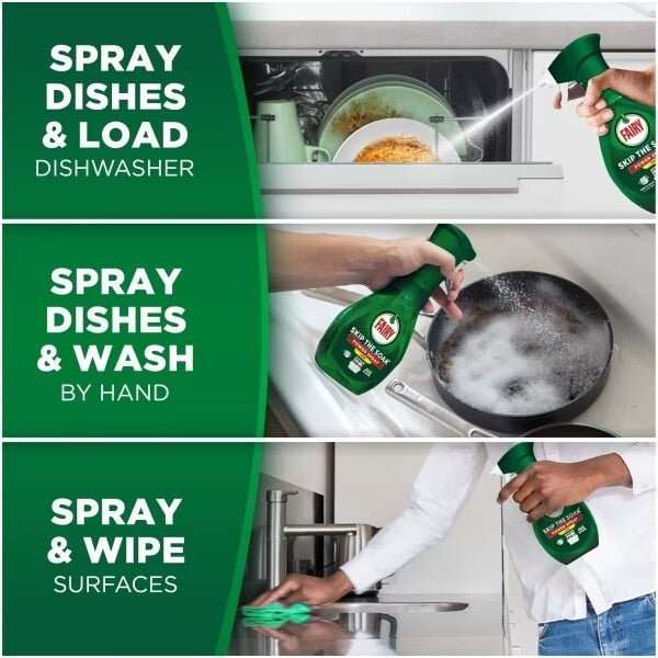 Fairy Skip The Soak Power Spray Fresh 650ml