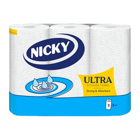 Nicky Ultra Kitchen Towel 3 Pack