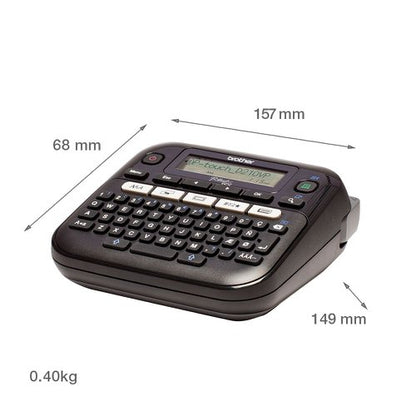 Brother P-Touch PT-D210VP Desktop Label Printer Black PTD210VPZU1