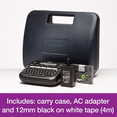 Brother P-Touch PT-D210VP Desktop Label Printer Black PTD210VPZU1