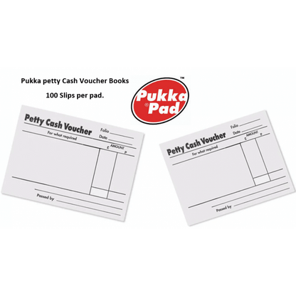 Pukka Pads Petty Cash Pad 100 Leaves 88x138mm White (Pack of 10) 103 1569 - NWT FM SOLUTIONS